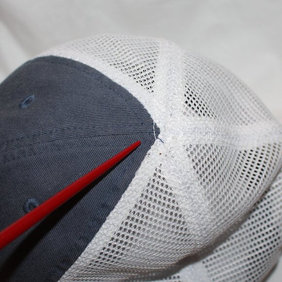 COSTA Del Mar USA Flag C Logo Unstructured Mesh Back Velcro Strap Baseball Hat - Picture 7 of 13